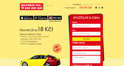 Desktop Screenshot of nejlevnejsi-taxi.cz